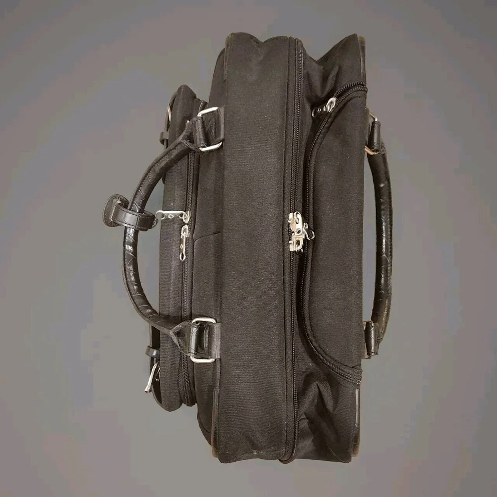 Samsonite Roller Bag Black Overnight Suitcase Briefcase Luggage‎